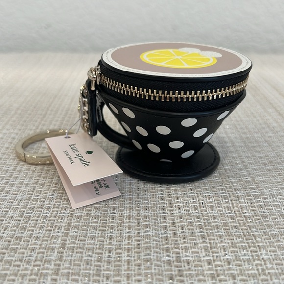 ☕️♠️Kate Spade♠️☕️Tea Party Coin Purse - Picture 12 of 12